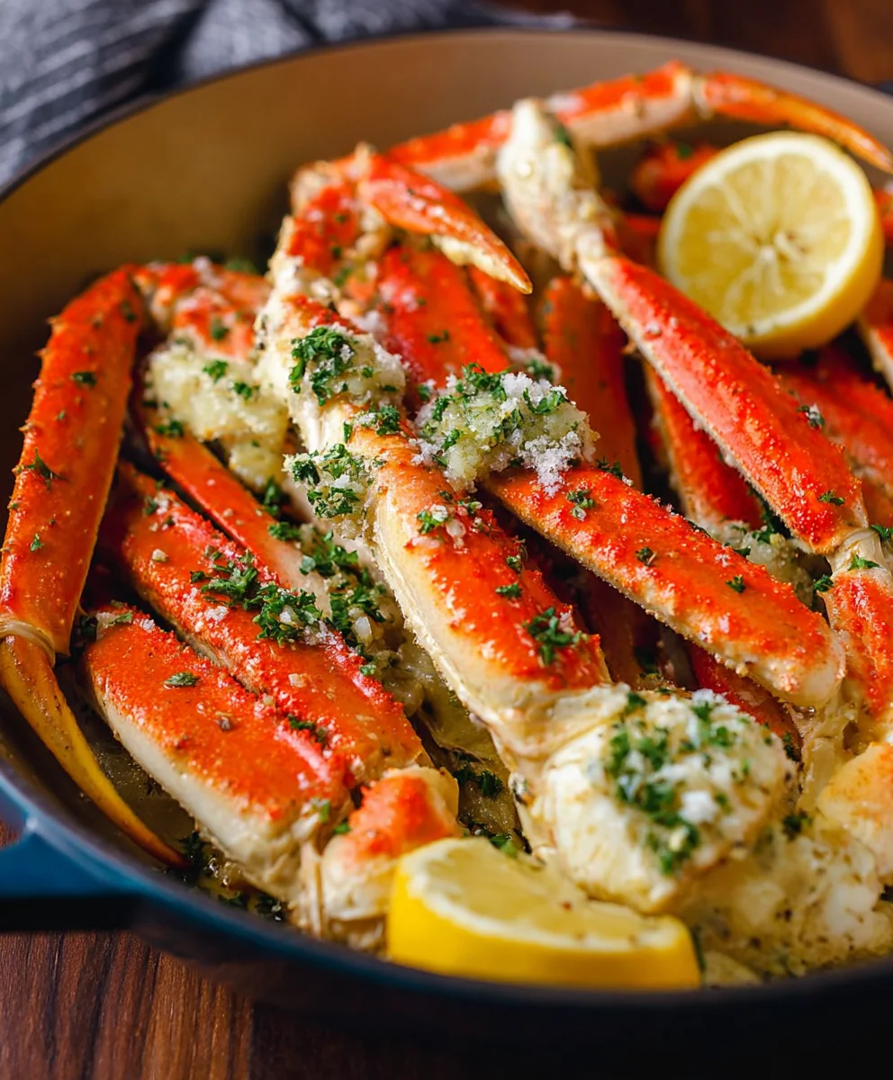 Garlic Butter Crab Legs - Easy & Delicious Seafood Feast