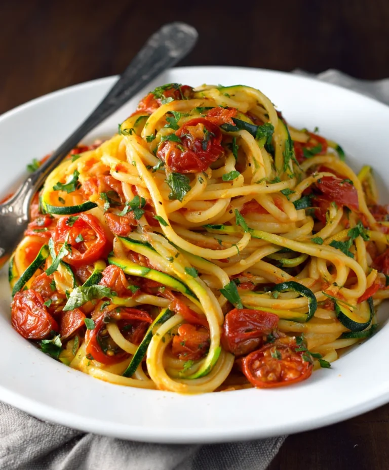 Healthy Tomato Zucchini Pasta – Easy & Delicious Recipe
