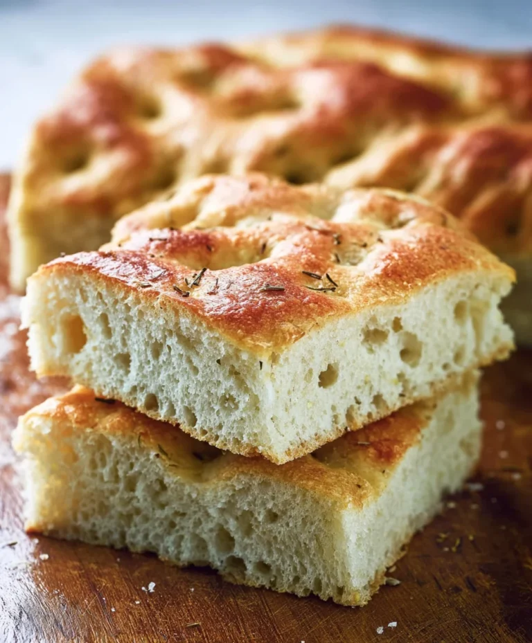 Easy No-Knead Focaccia Bread Recipe