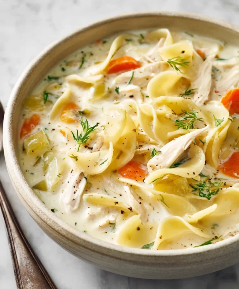 Creamy Chicken Noodle Soup – Easy Comfort Food