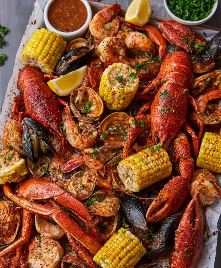 Spicy Garlic Butter Cajun Seafood Boil – Easy Homemade Recipe