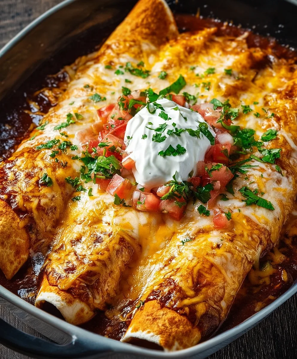 Delicious Chicken Enchiladas - Easy & Flavorful Recipe