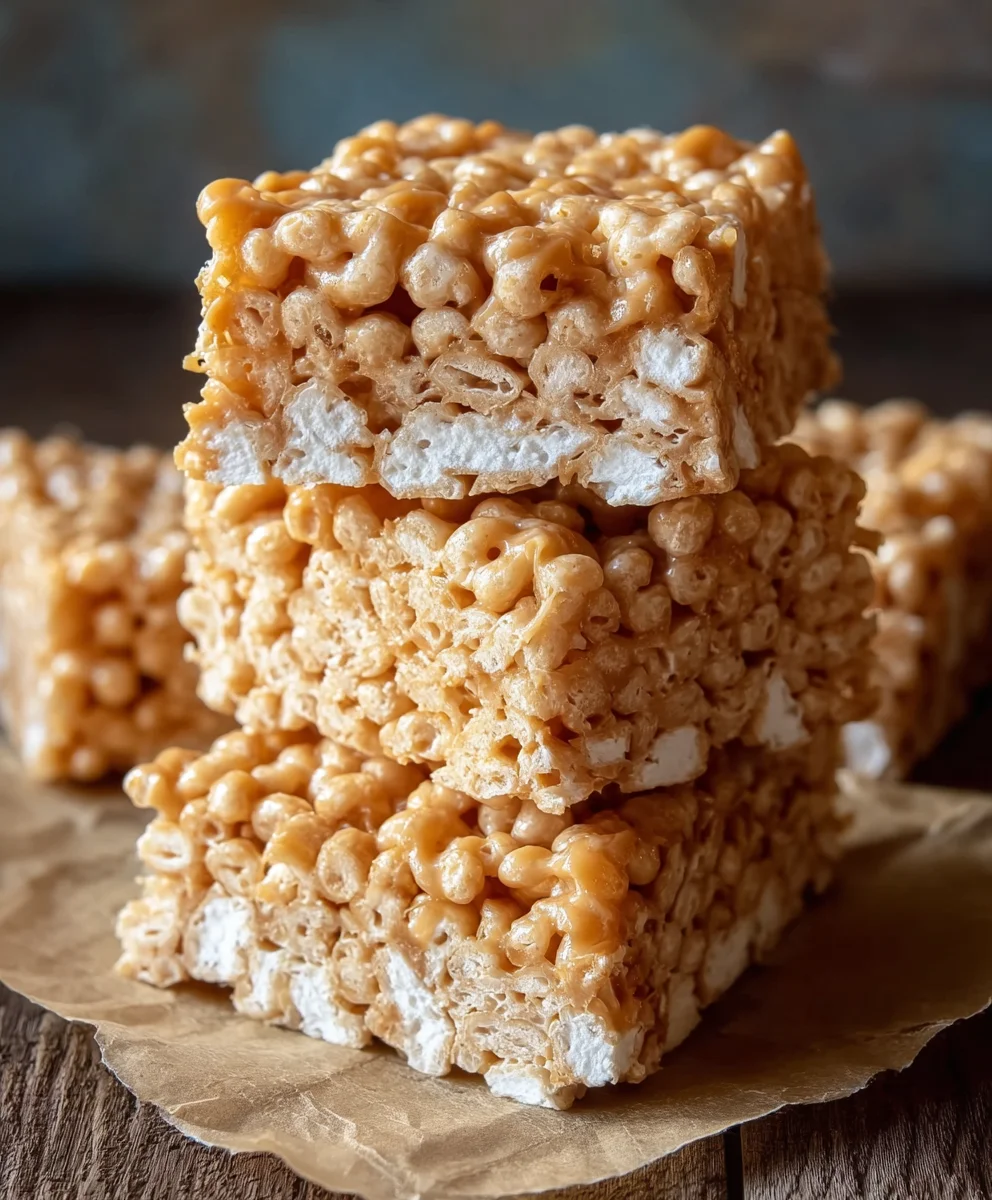 Brown Butter Dulce de Leche Rice Krispie Treats