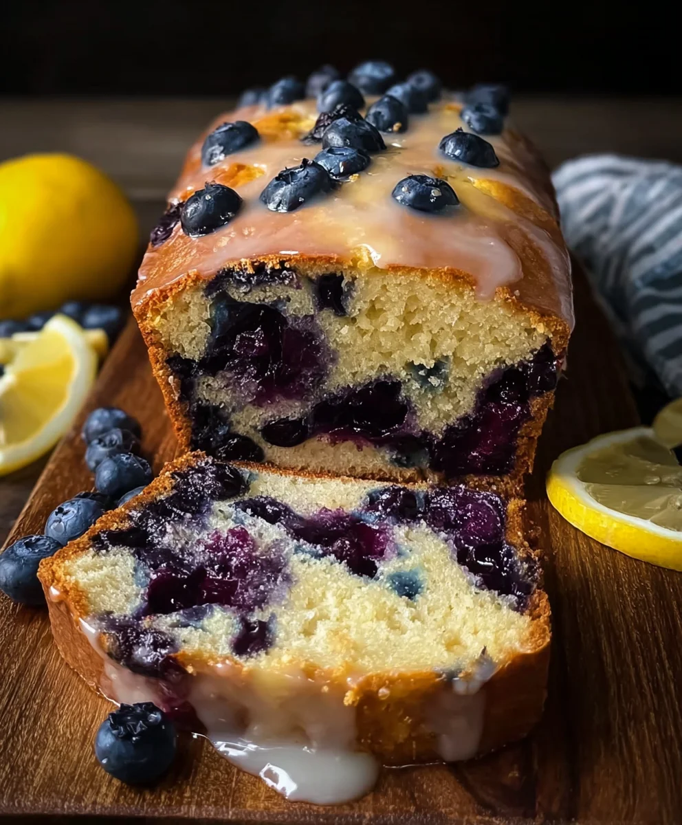 Easy Lemon Blueberry Loaf Recipe-Moist & Delicious