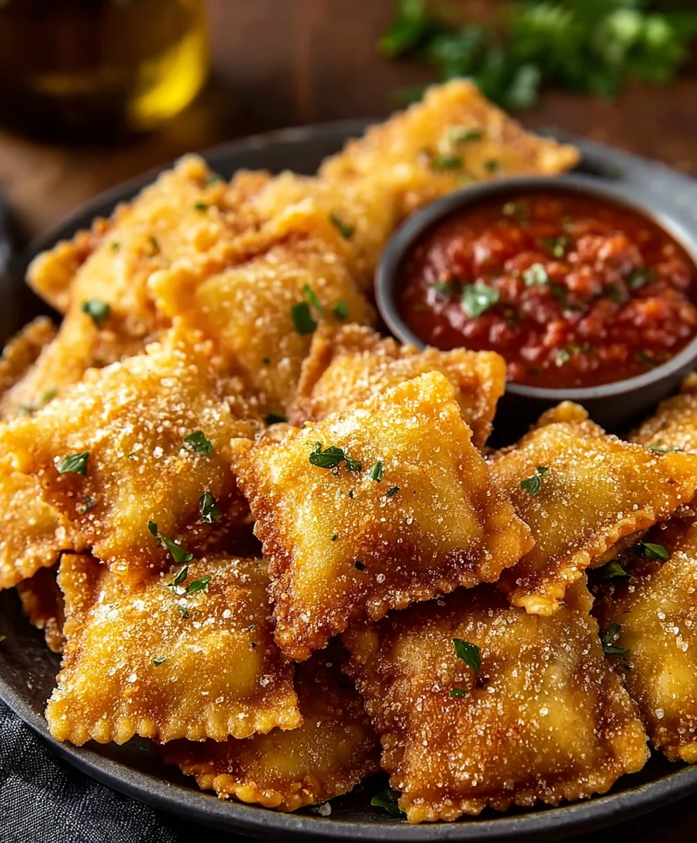 Crispy Fried Ravioli Recipe-Perfect Appetizer