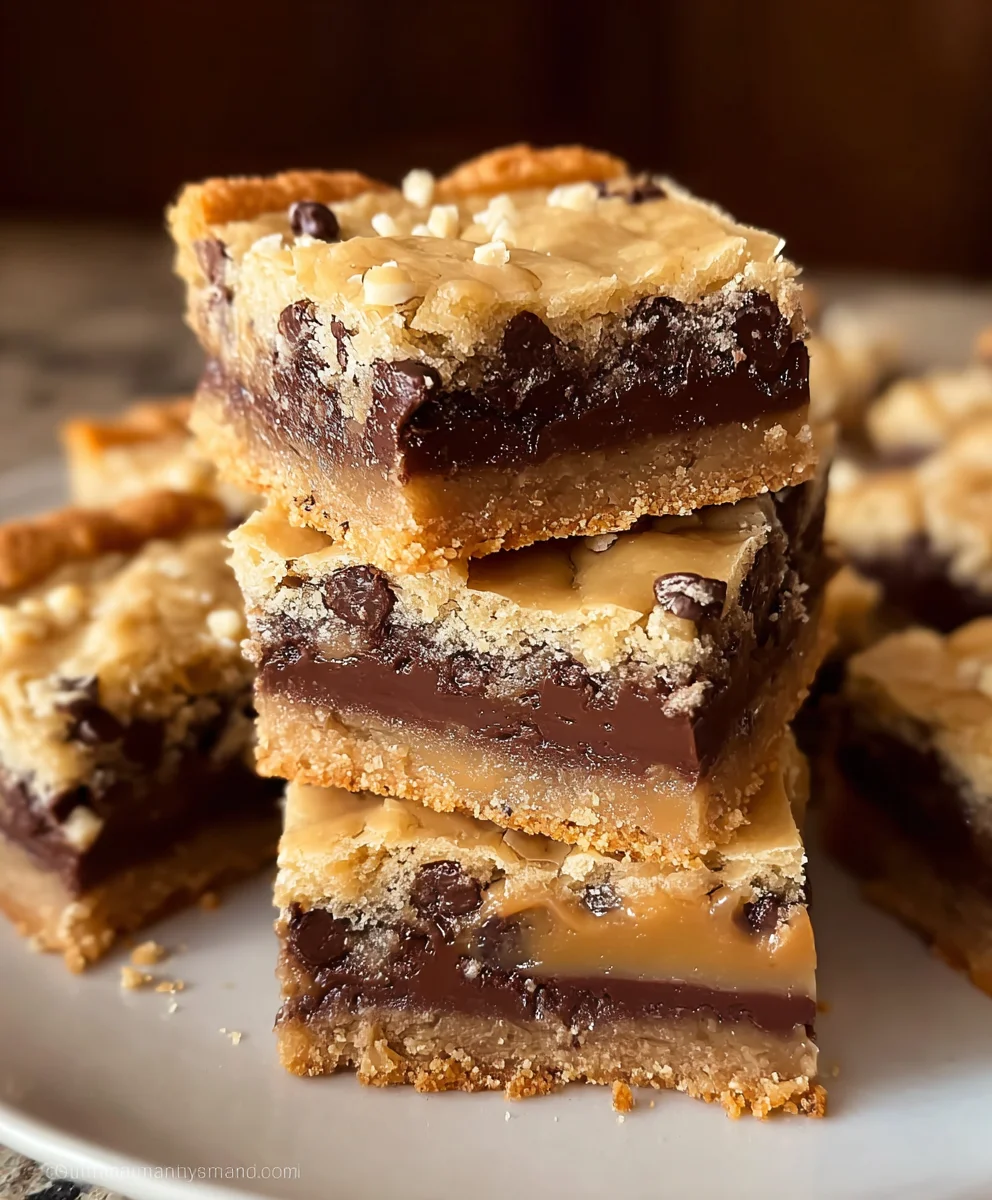 Easy Layered Cookie Bars- Deliciously Simple Recipe