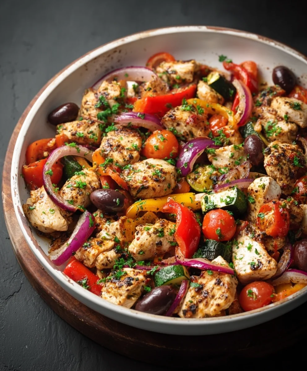 Easy Mediterranean Chicken Stir Fry Recipe