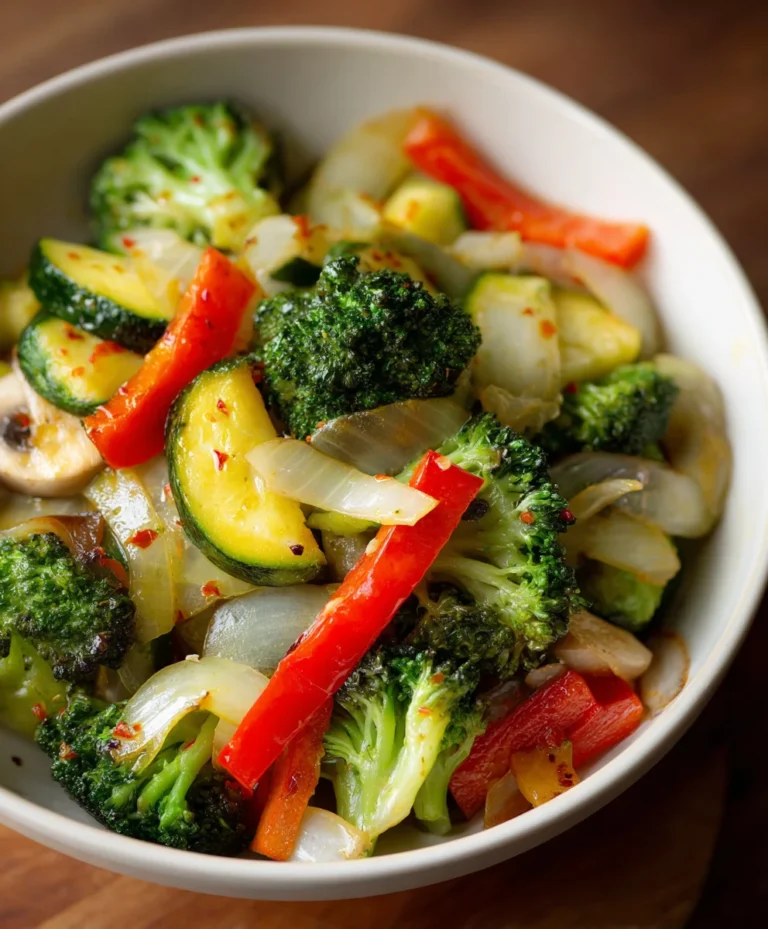 Healthy Sautéed Vegetables Quick Flavorful Nutritious Side