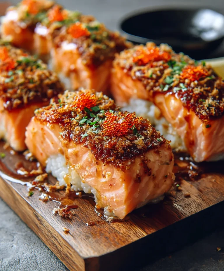 Spicy Salmon Sushi Bake-Quick & Easy Recipe