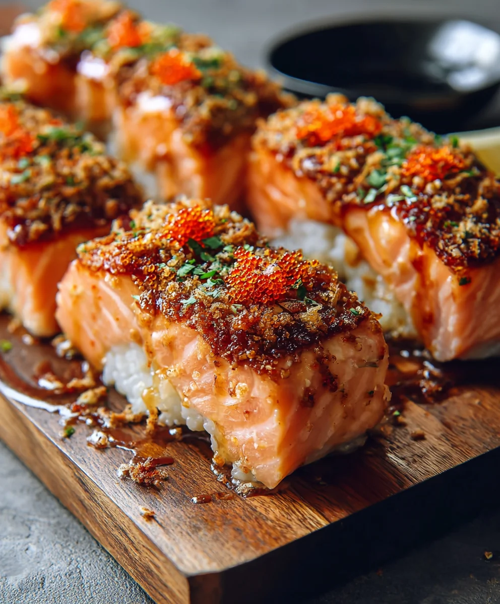 Spicy Salmon Sushi Bake-Quick & Easy Recipe