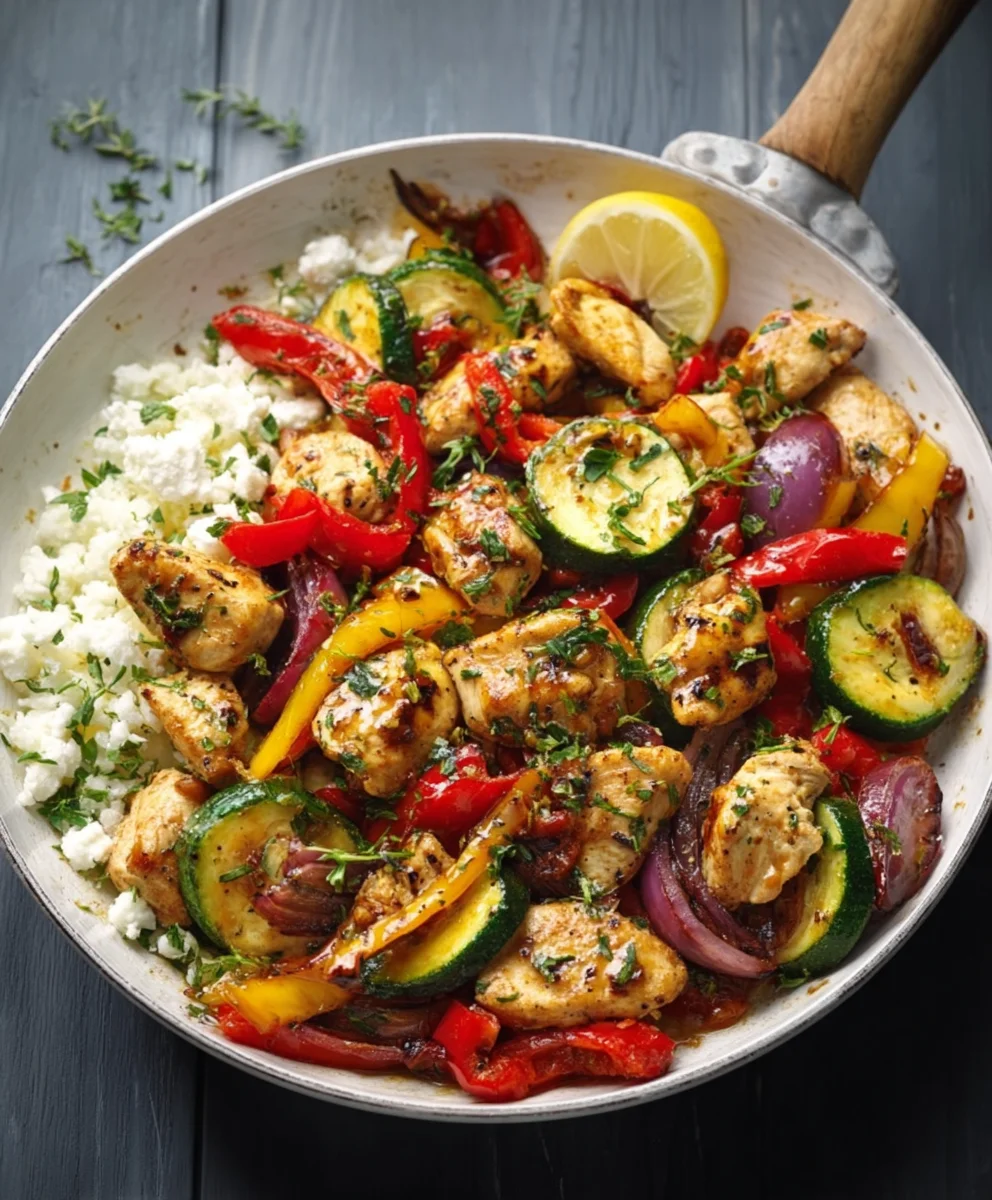 Easy Mediterranean Chicken Stir Fry Recipe