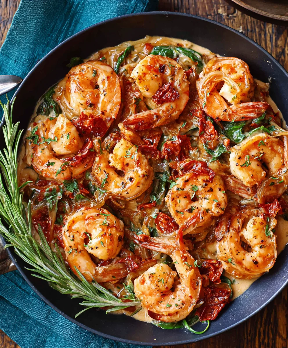 One-Pan Tuscan Shrimp Dinner Easy 30-Minute Meal