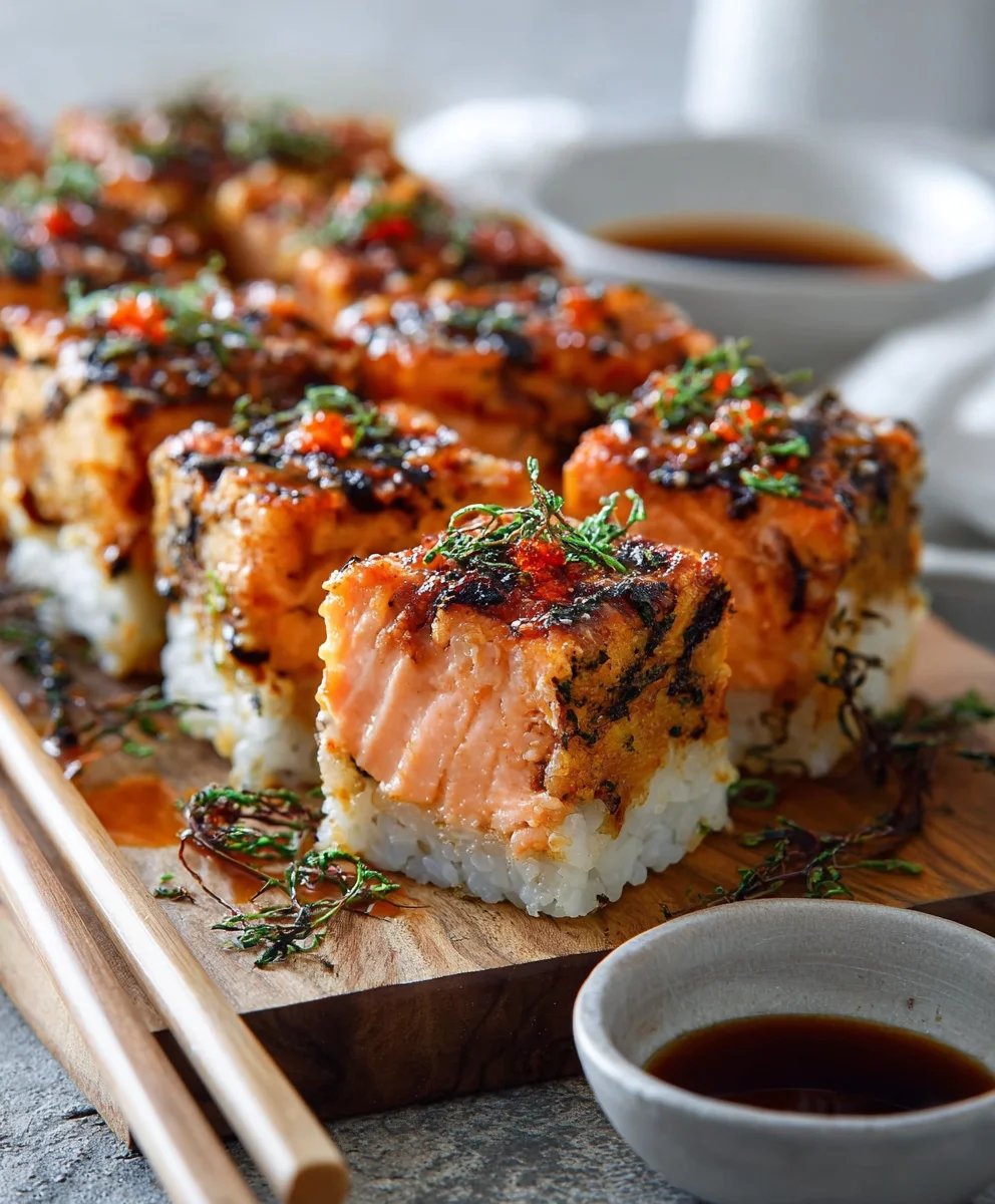 Spicy Salmon Sushi Bake-Quick & Easy Recipe