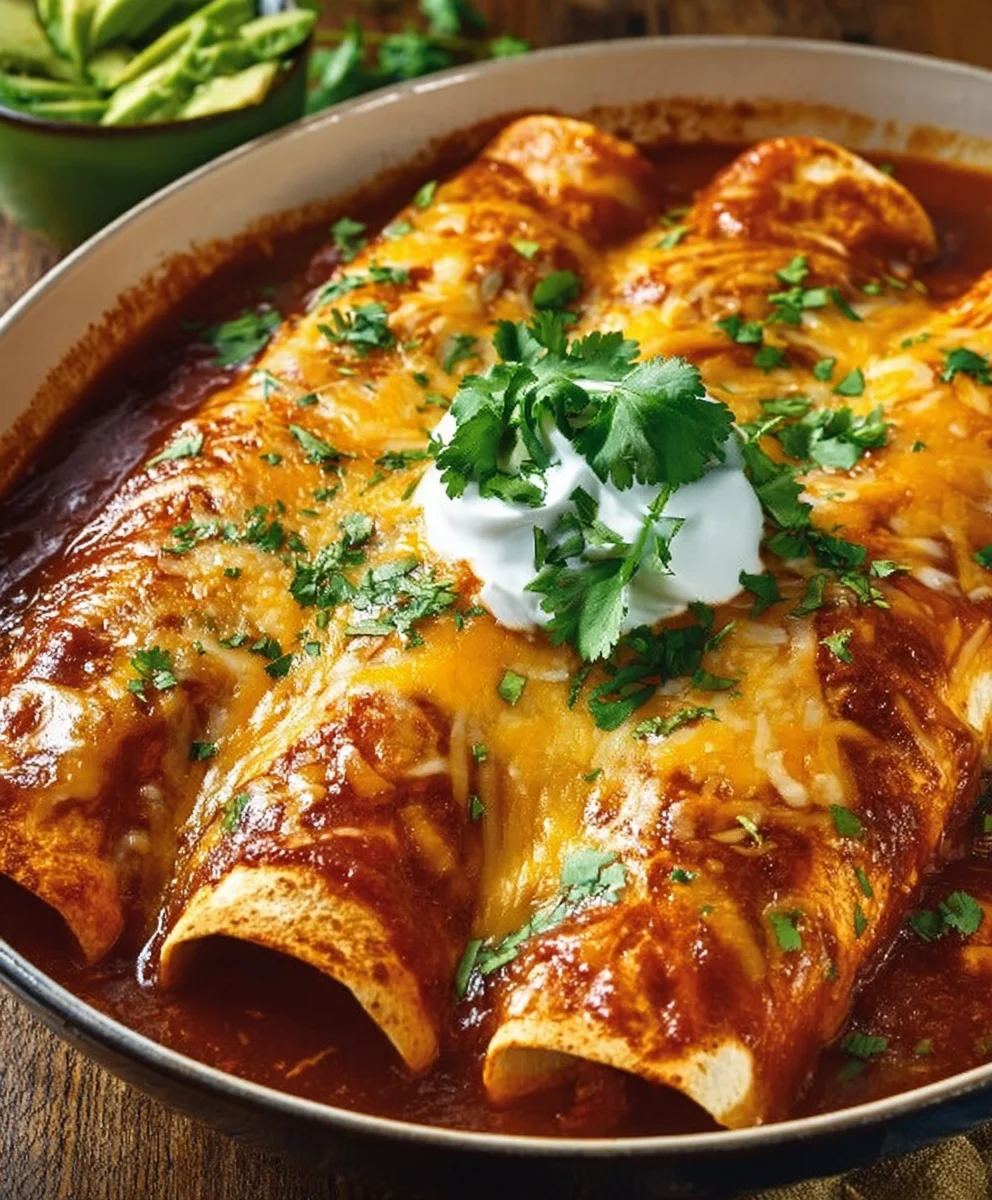 Delicious Chicken Enchiladas - Easy & Flavorful Recipe