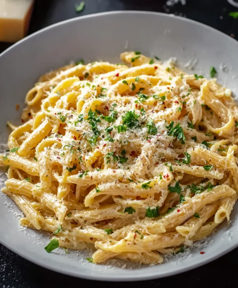 One Pot Creamy Garlic Pasta-Quick & Easy Meal