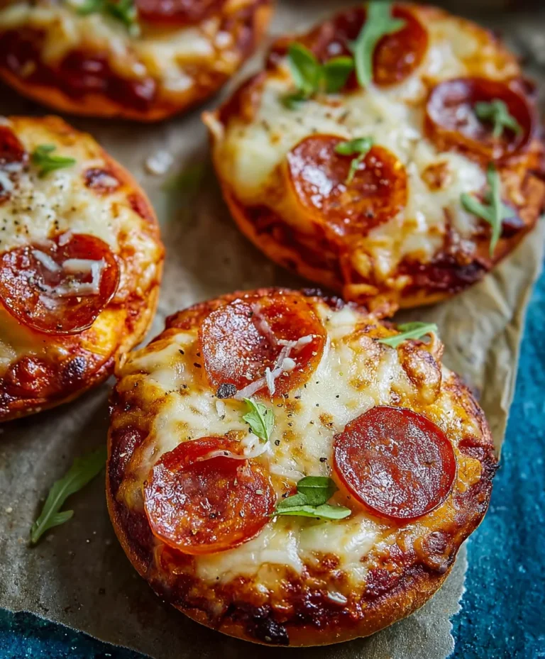 Easy Mini Lunchbox Pizzas-Kid Friendly & Quick