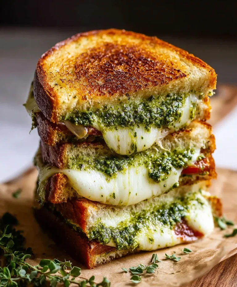 Pesto Grilled Cheese – Easy Flavor Boost