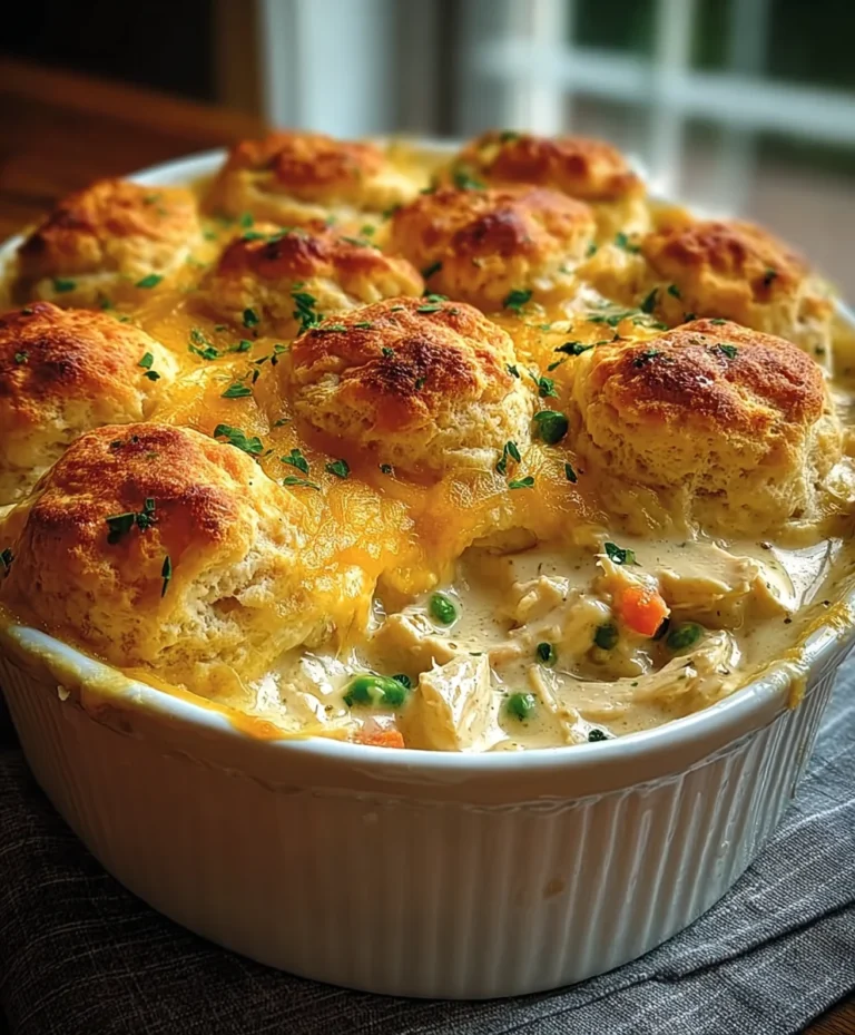 Creamy Chicken Biscuit Bake – Easy Comfort Food