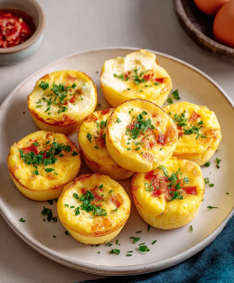 Creamy Cottage Cheese Egg Bites-Easy Healthy Snack