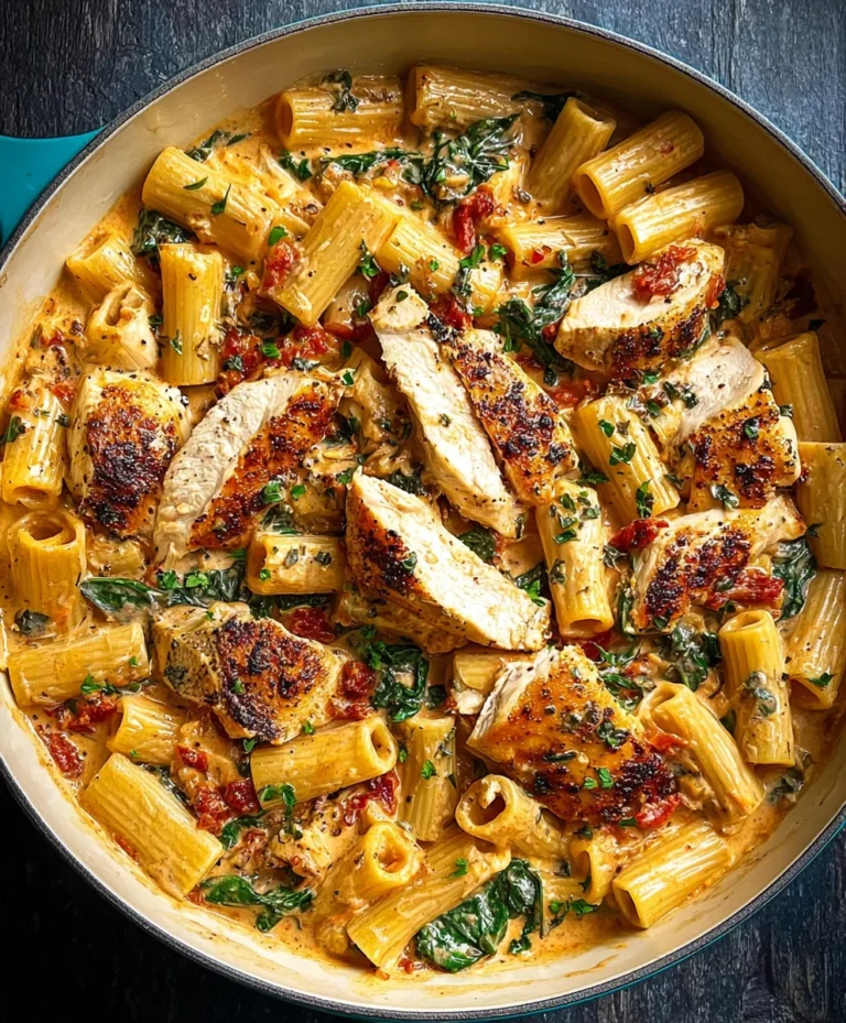 Easy Creamy Tuscan Chicken Pasta Recipe