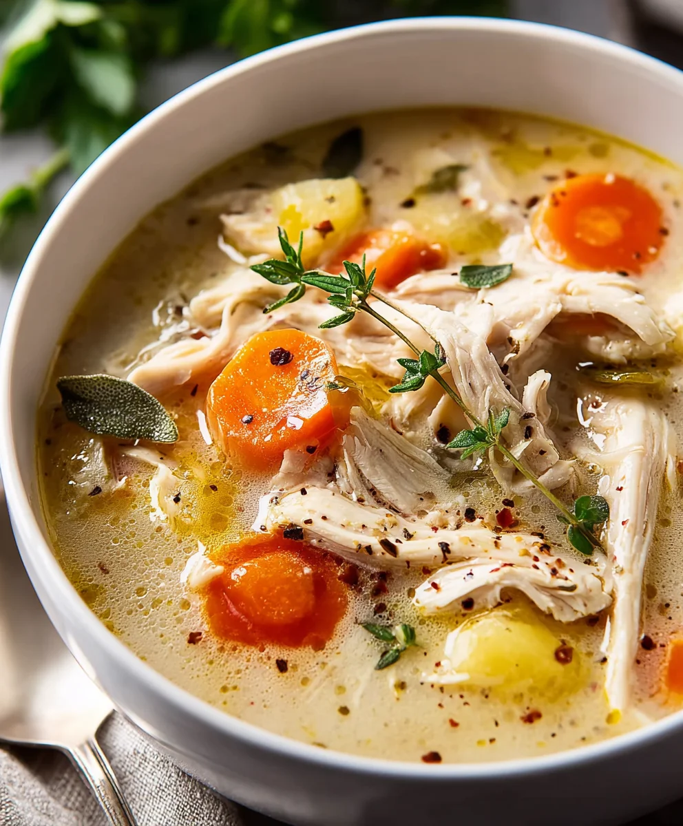 Easy Leftover Turkey Soup - Comforting & Quick Meal