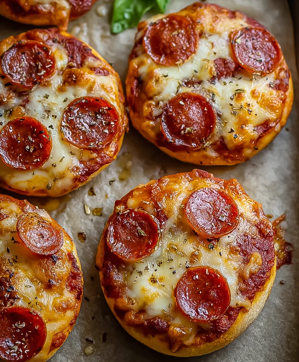 Easy Mini Lunchbox Pizzas-Kid Friendly & Quick