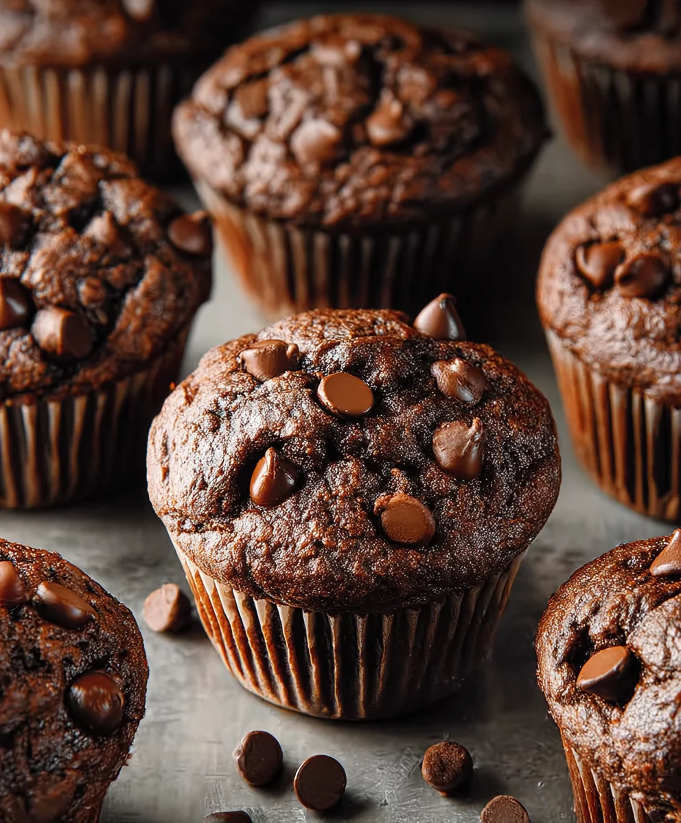 Double Chocolate Chip Muffins - Irresistible Treat