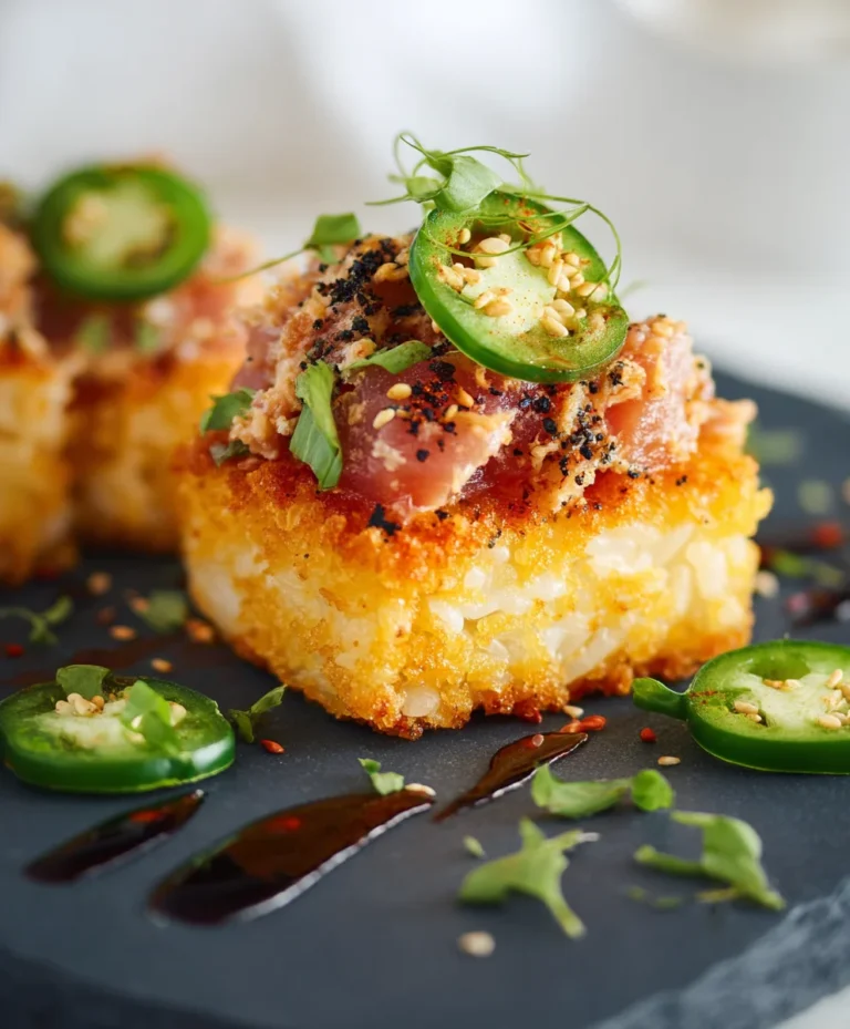 Spicy Tuna Crispy Rice-Quick & Easy Recipe
