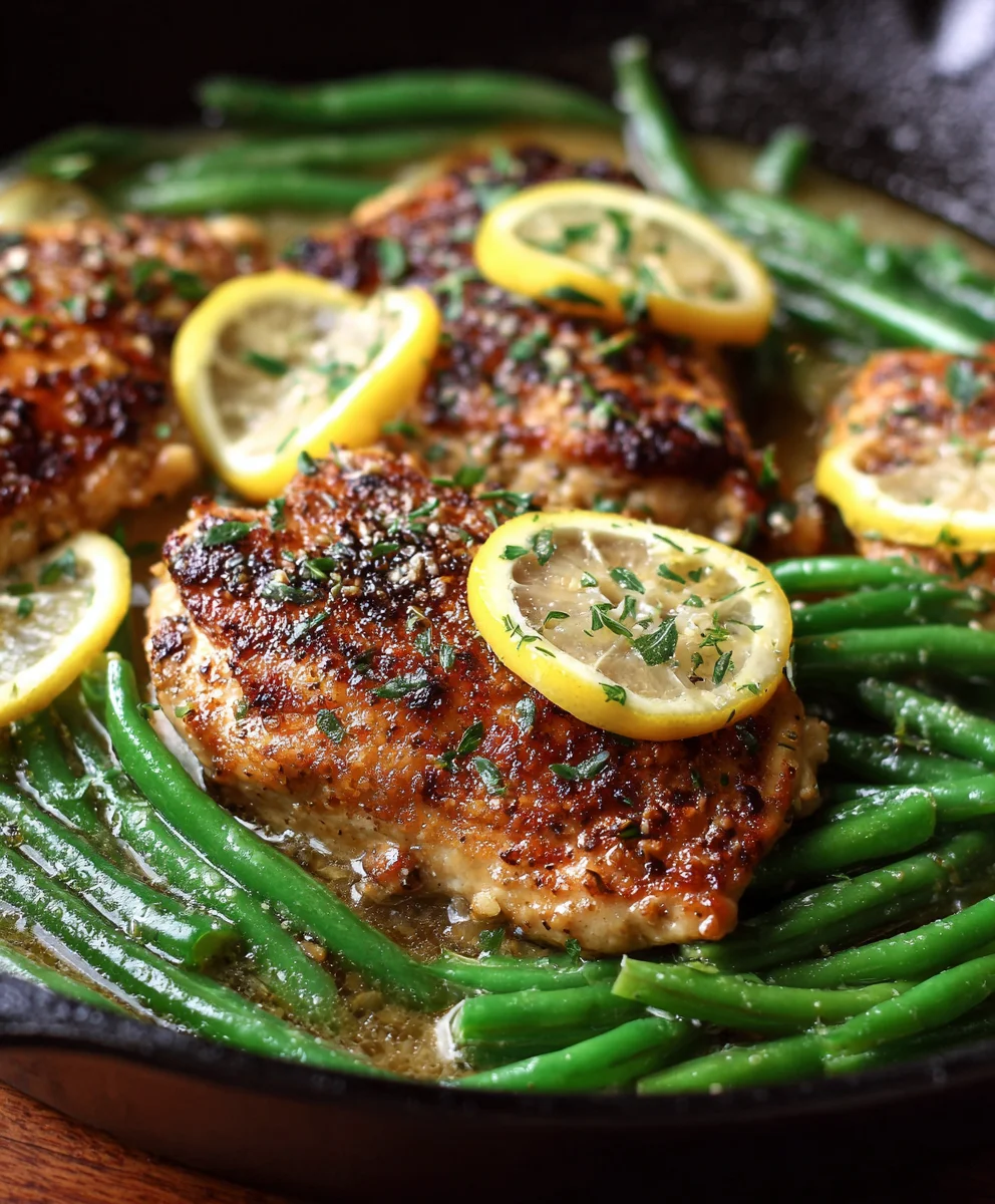 Lemon Garlic Butter Chicken Skillet - Easy Meal