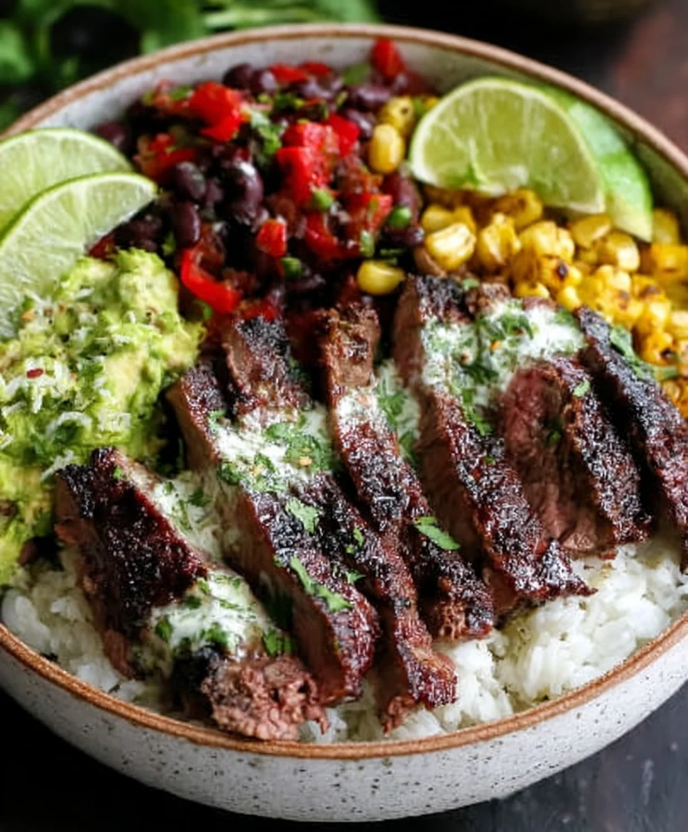 Cilantro Lime Beef Bowls-Quick & Zesty Meal