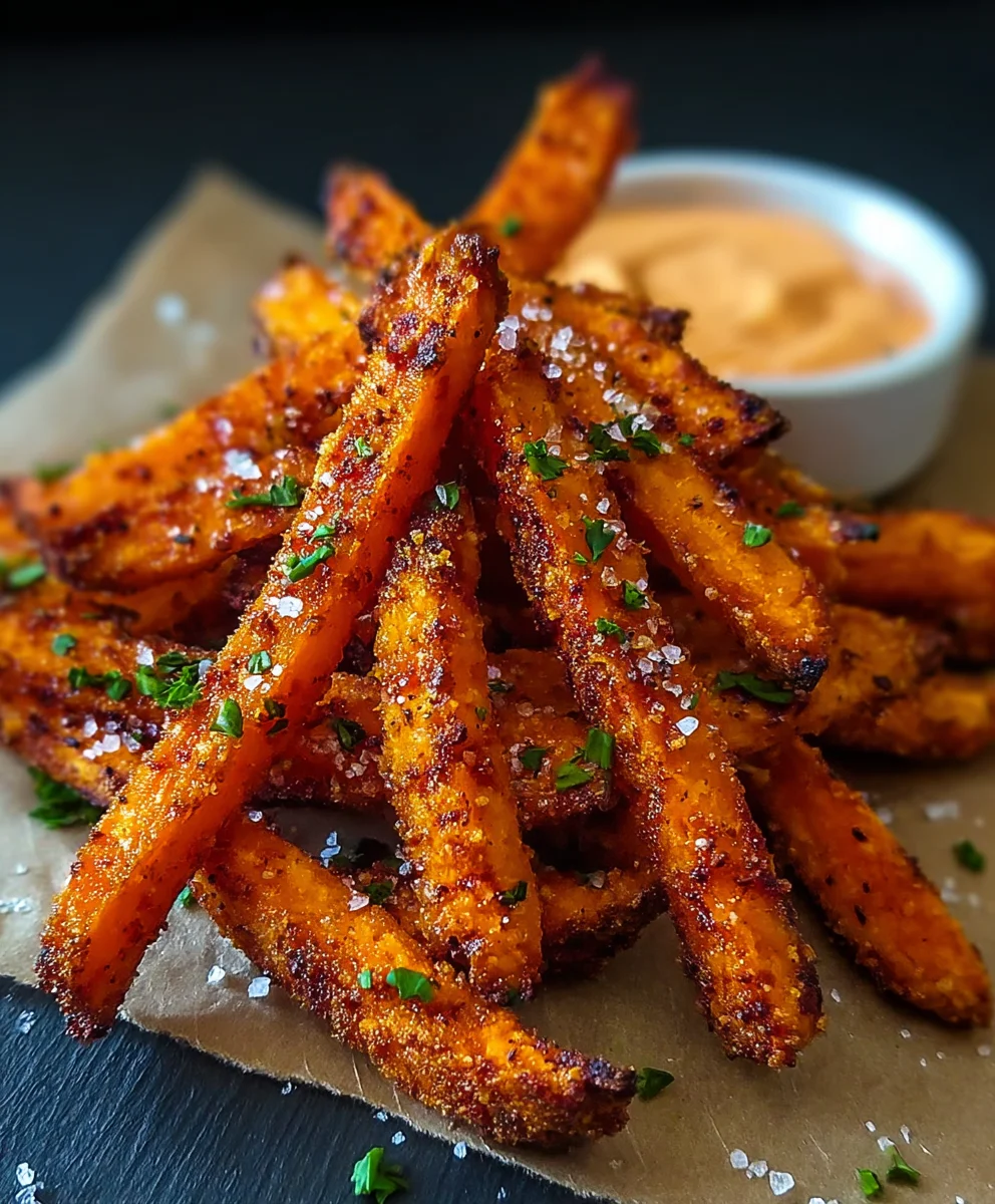 Crispy Oven Baked Sweet Potato Fries-Easy Recipe