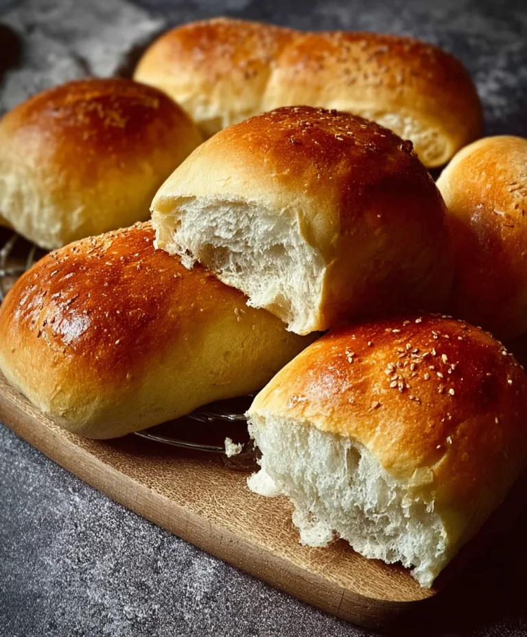 Easy No Knead Sandwich Rolls – Hour Bake