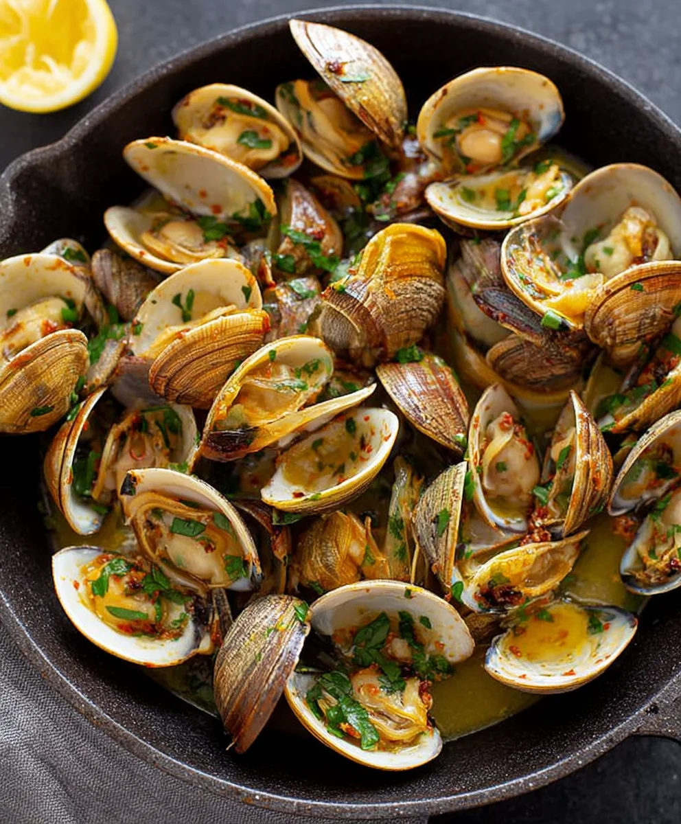 Garlic Butter Clams Recipe - Easy Seafood Delight
