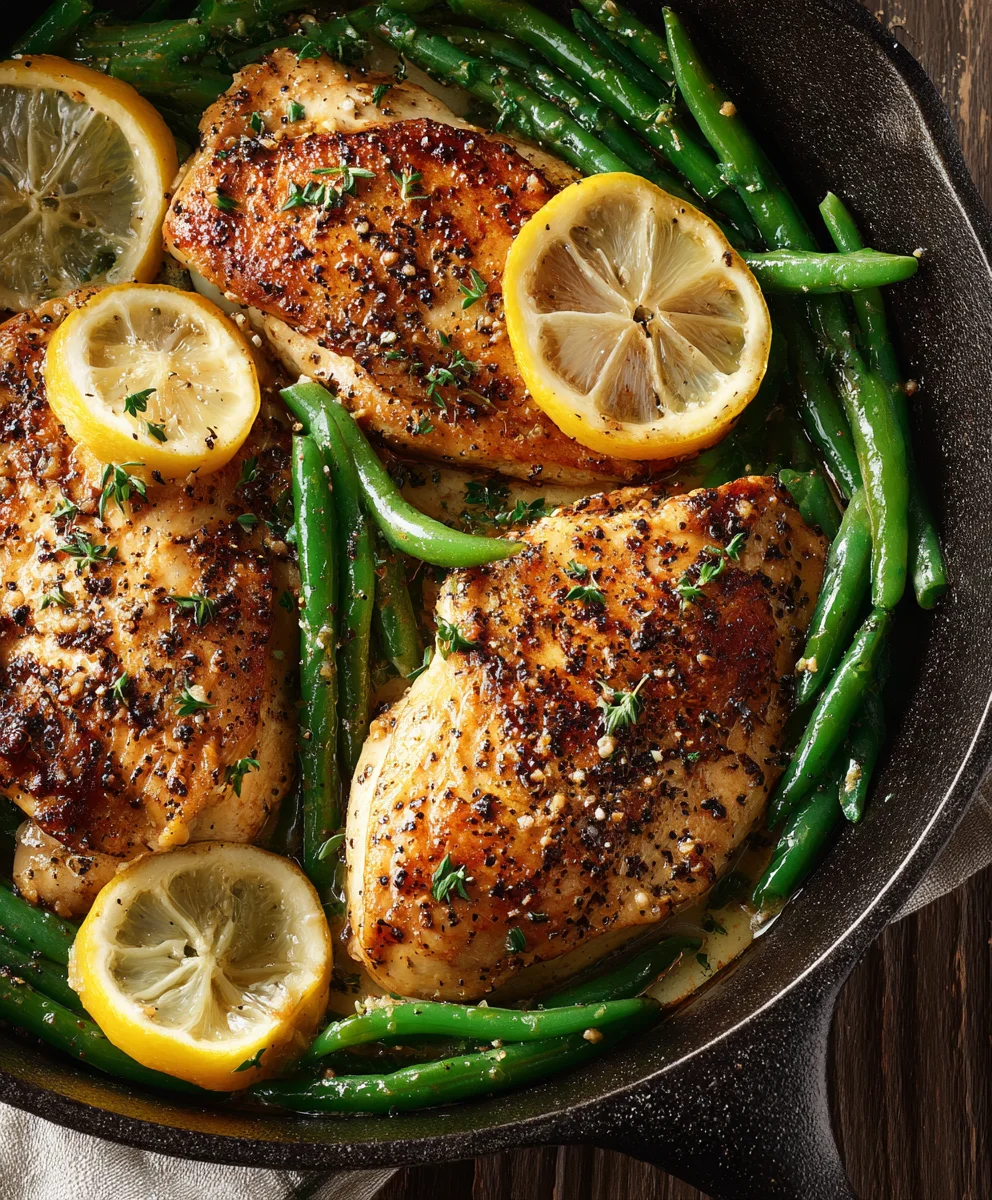 Lemon Garlic Butter Chicken Skillet - Easy Meal