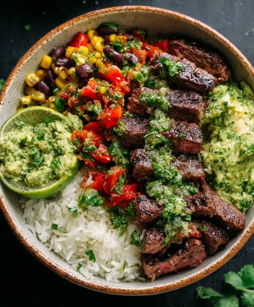 Cilantro Lime Beef Bowls-Quick & Zesty Meal