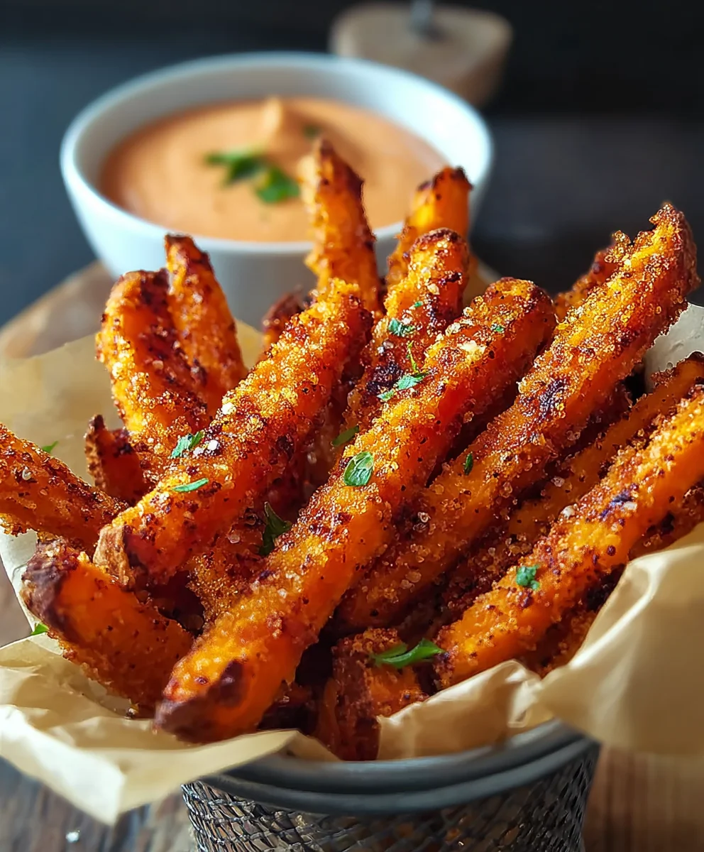 Crispy Oven Baked Sweet Potato Fries-Easy Recipe