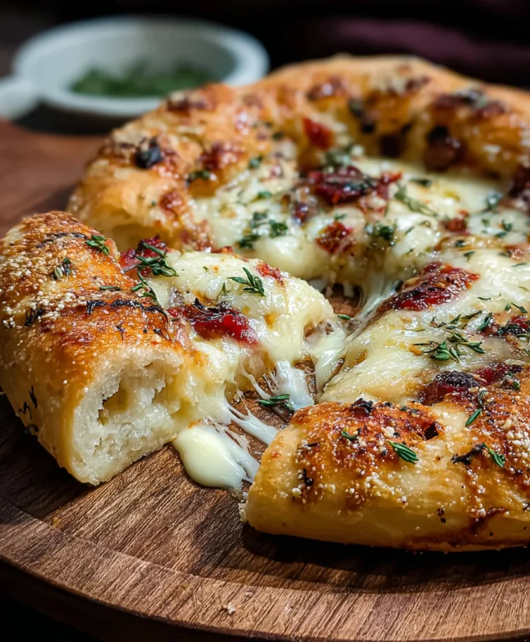 Stuffed Brie Cheese Pizza- Decadent & Easy Recipe