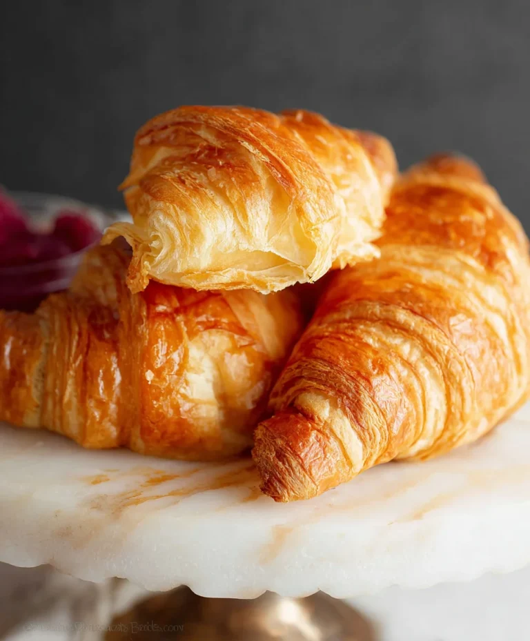 Flaky Homemade Croissants – Easy Recipe
