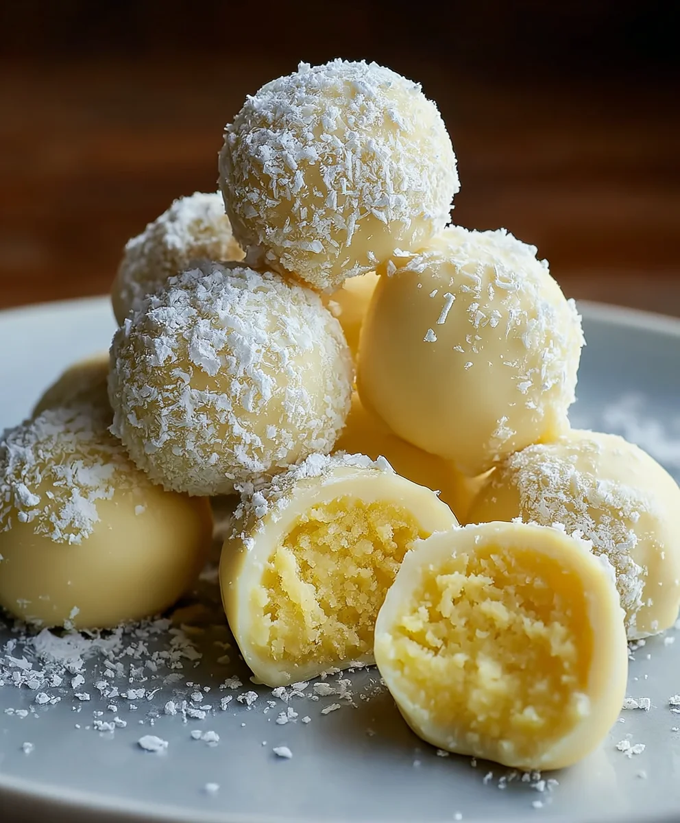 Zesty Lemon Truffles-Easy No-Bake Dessert Recipe
