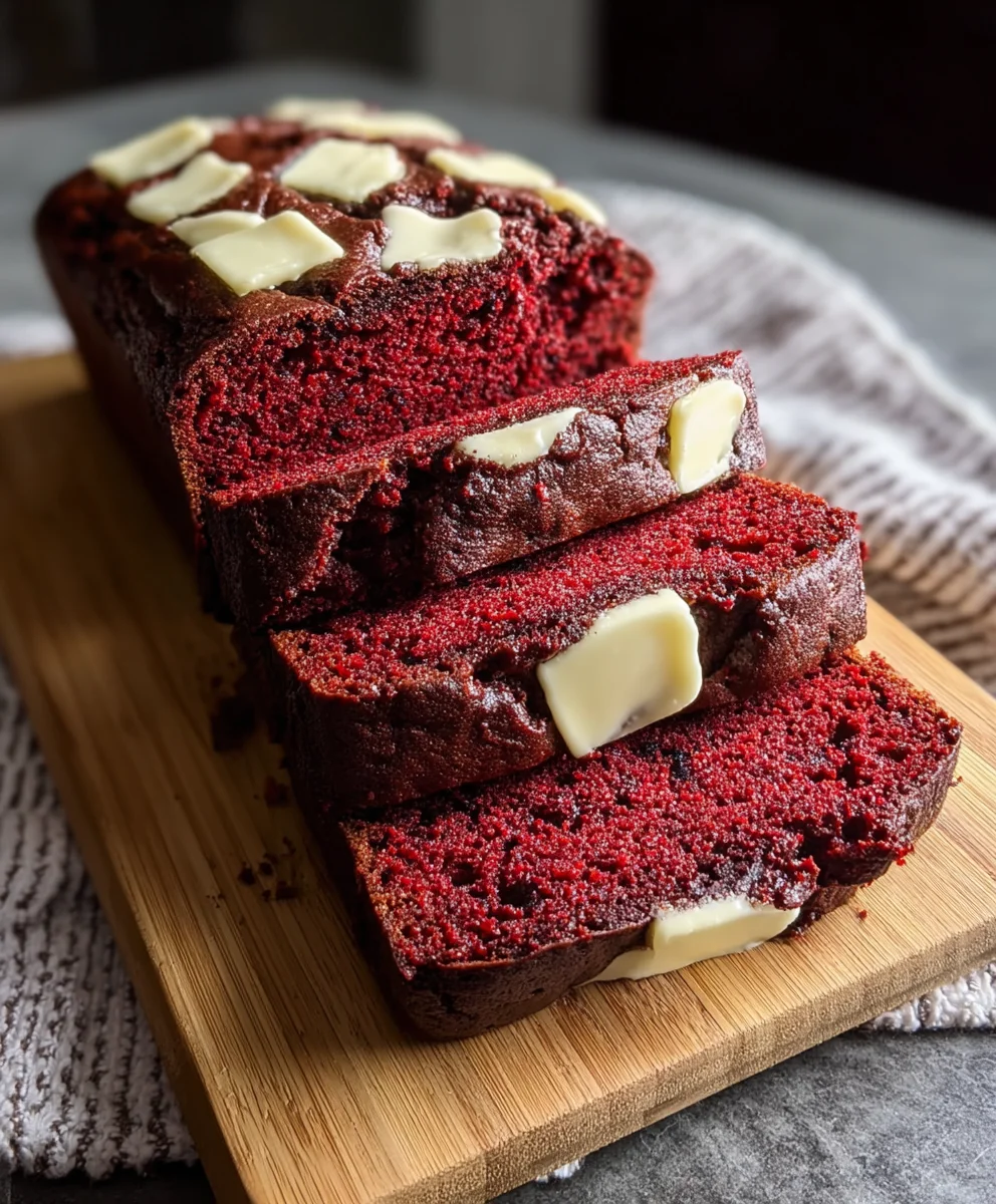 Red Velvet Banana Bread Recipe - Easy & Delicious Treat