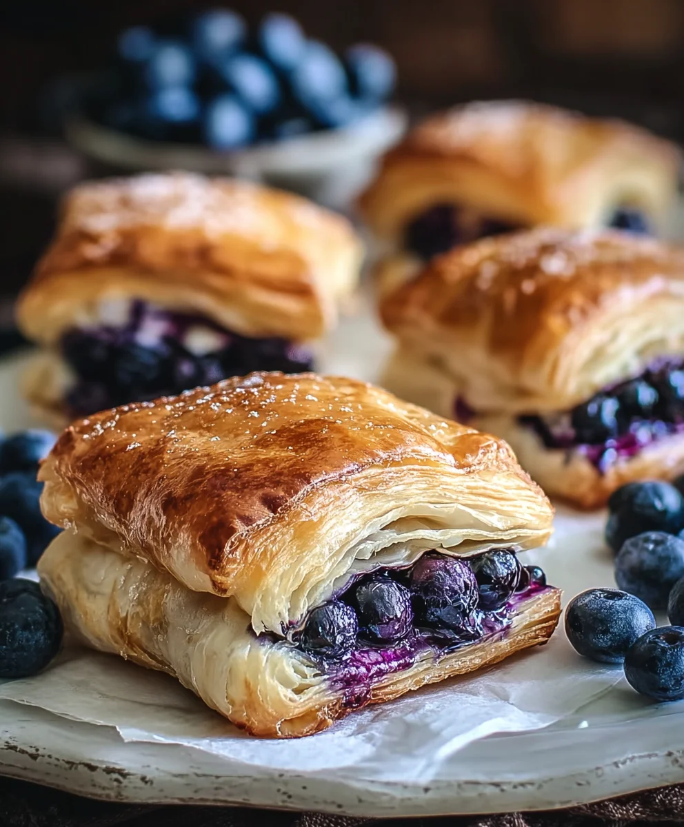 Blueberry Cream Cheese Pastry Easy Recipe