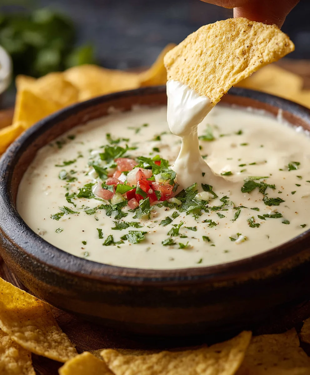 Easy Queso Blanco Cheese Dip Recipe- Creamy & Delicious