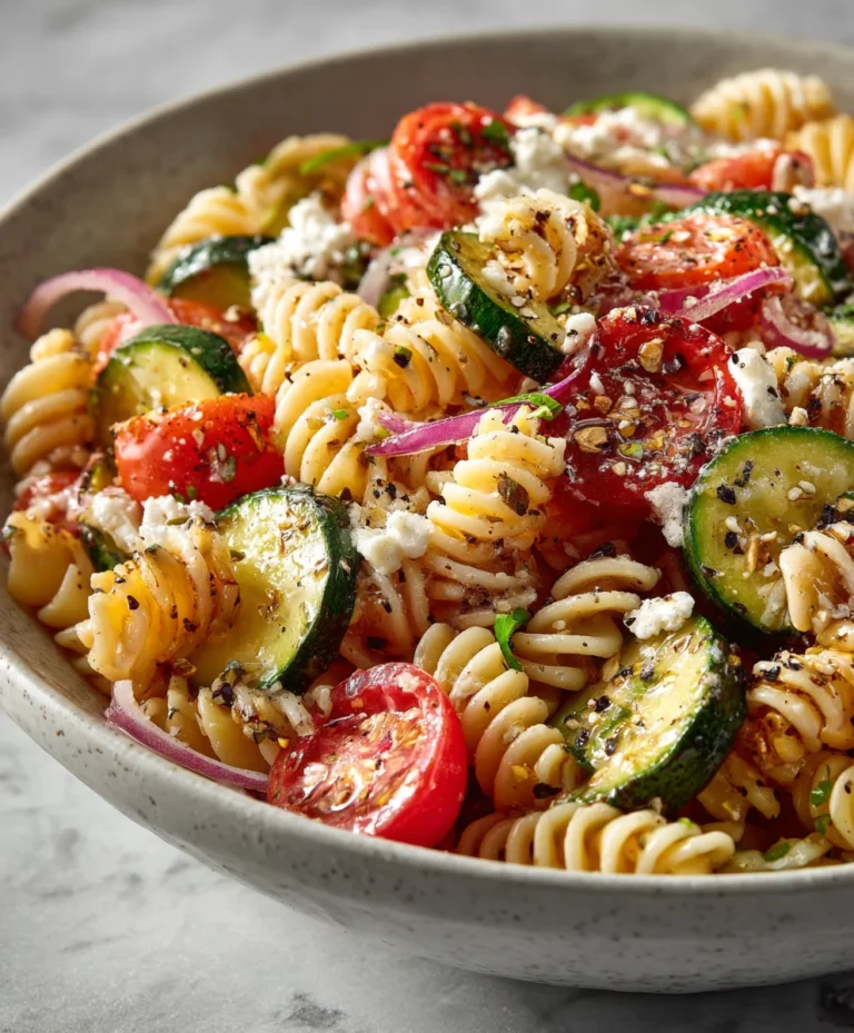 High-Protein Italian Pasta Salad- Hearty & Delicious