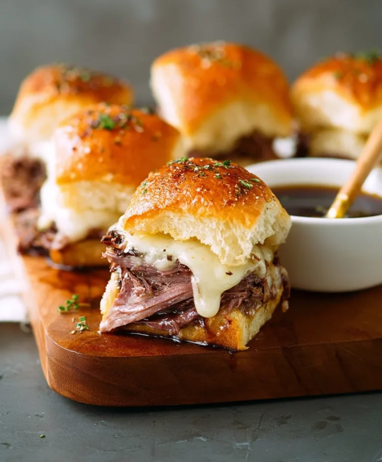 Easy French Dip Sliders – Flavorful Beef & Au Jus Bites