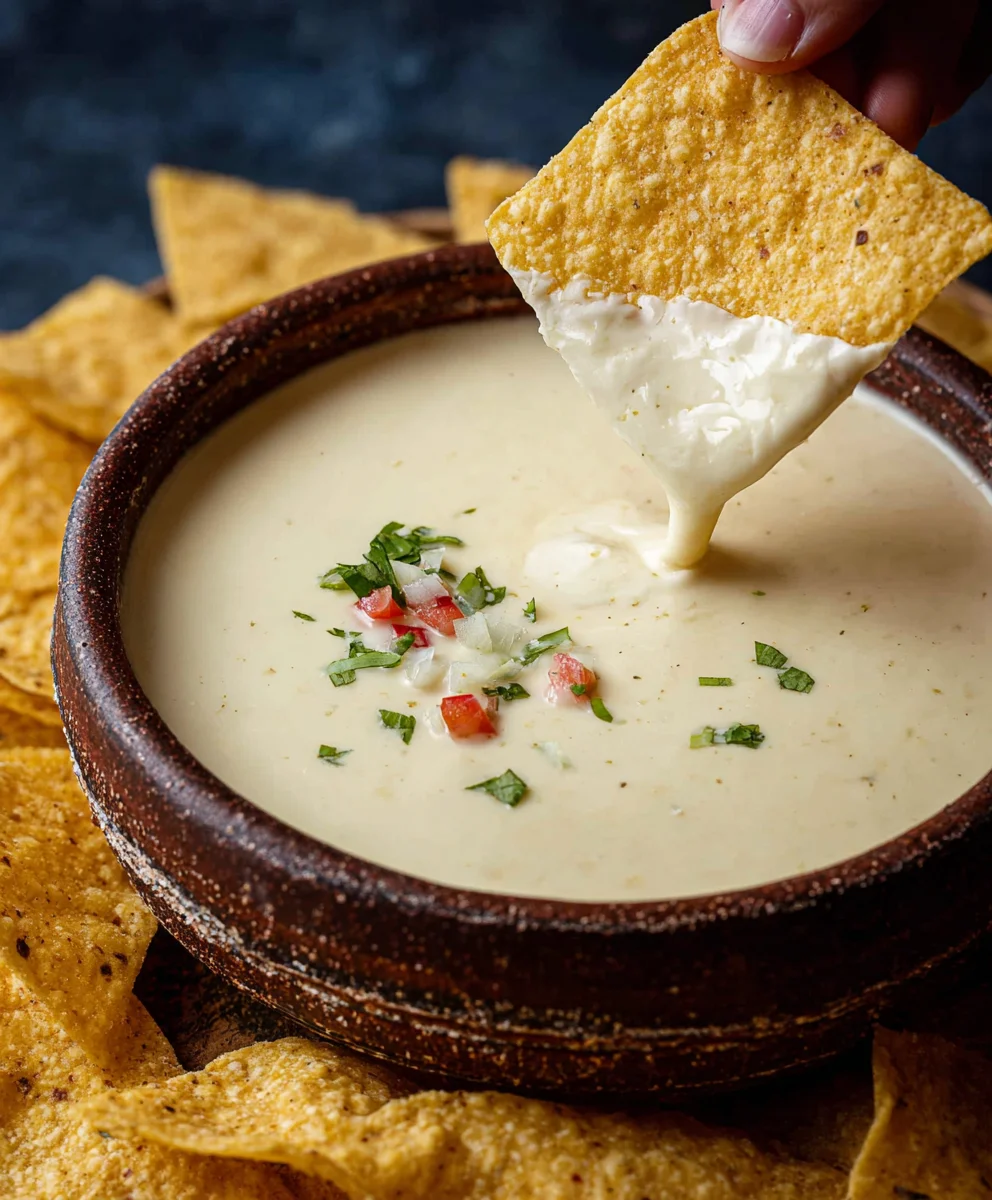 Easy Queso Blanco Cheese Dip Recipe- Creamy & Delicious