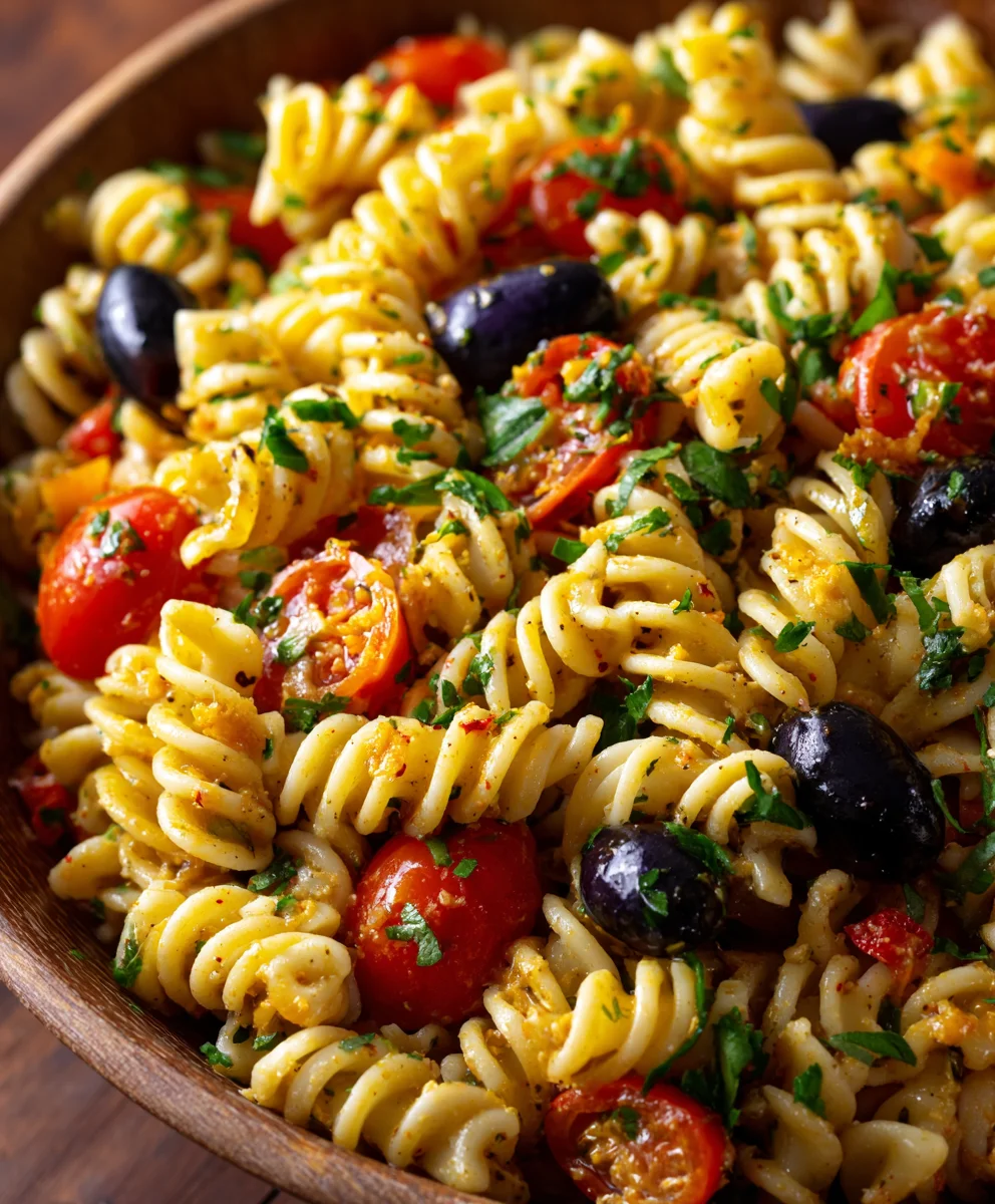High-Protein Italian Pasta Salad- Hearty & Delicious