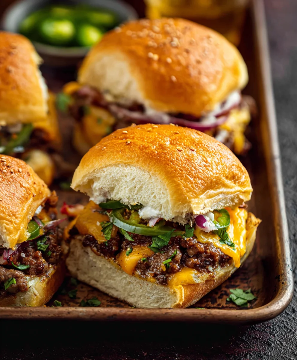 Easy Beef Cowboy Sliders- Simple & Delicious Recipe