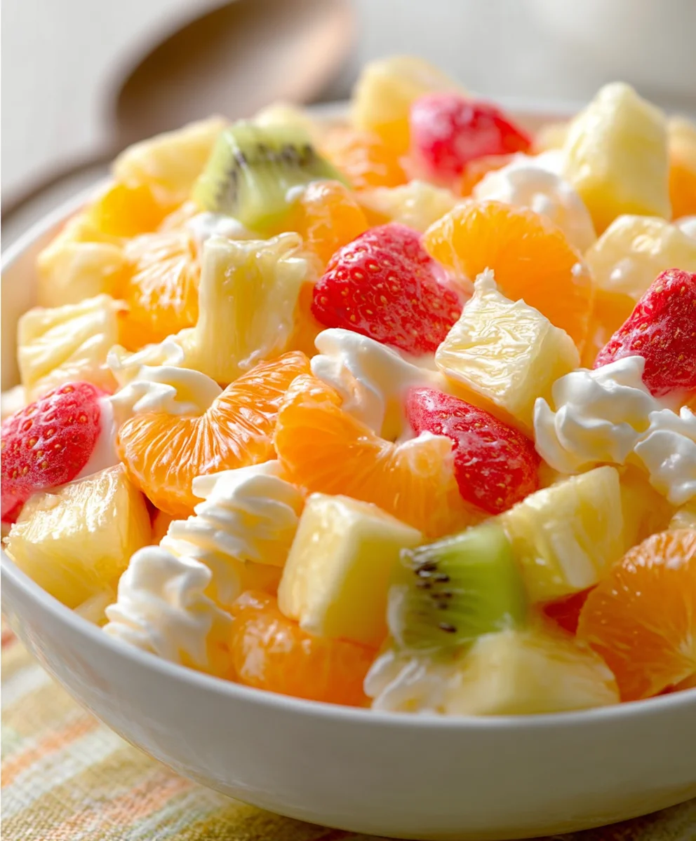 Tropical Hawaiian Fruit Salad Recipe- Refreshing Summer Treat