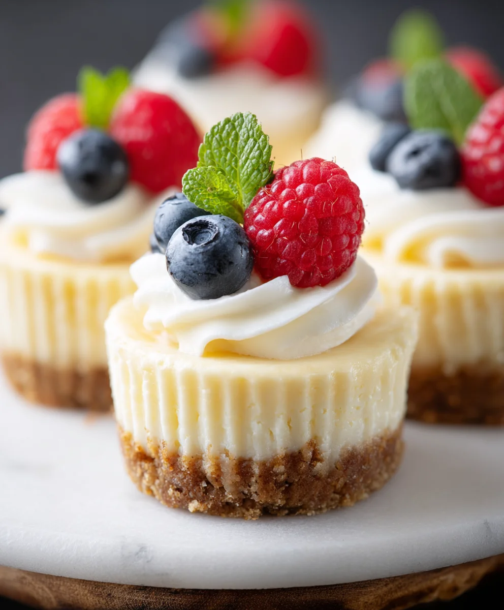The Best Mini Cheesecakes-Creamy Delicious Dessert