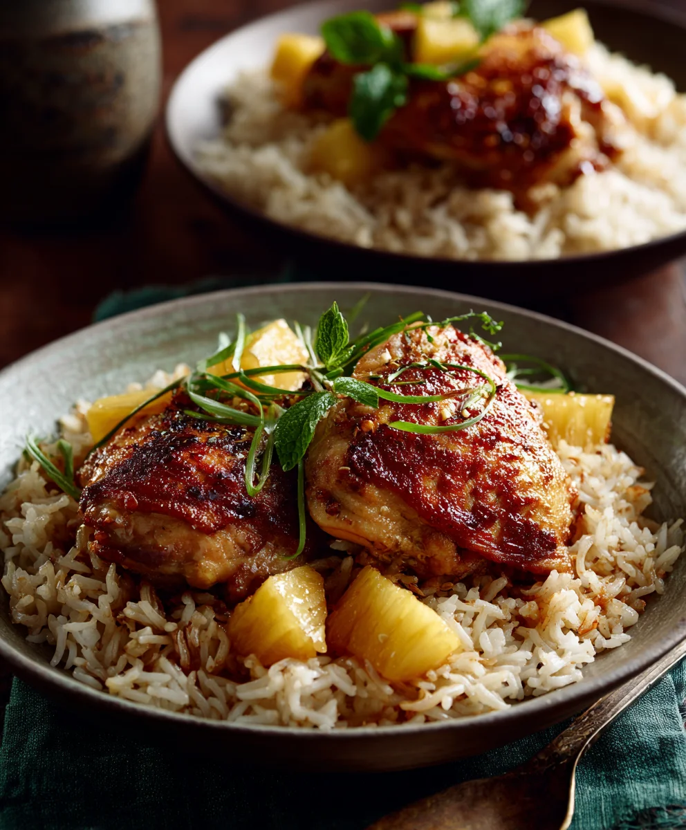 Easy Pineapple Chicken Rice Bowl Delight